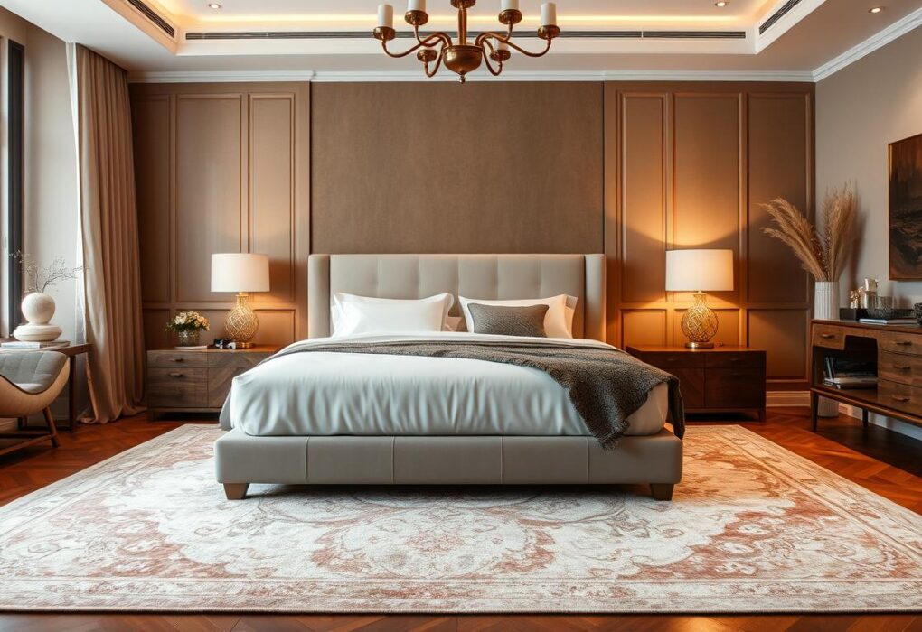 How to Choose the Right Rug Size  for  King Bed