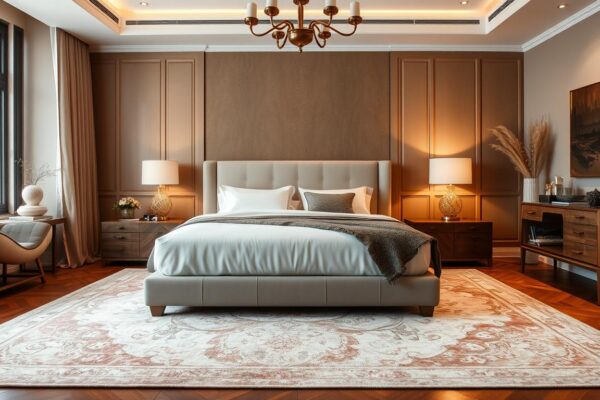 How to Choose the Right Rug Size  for  King Bed