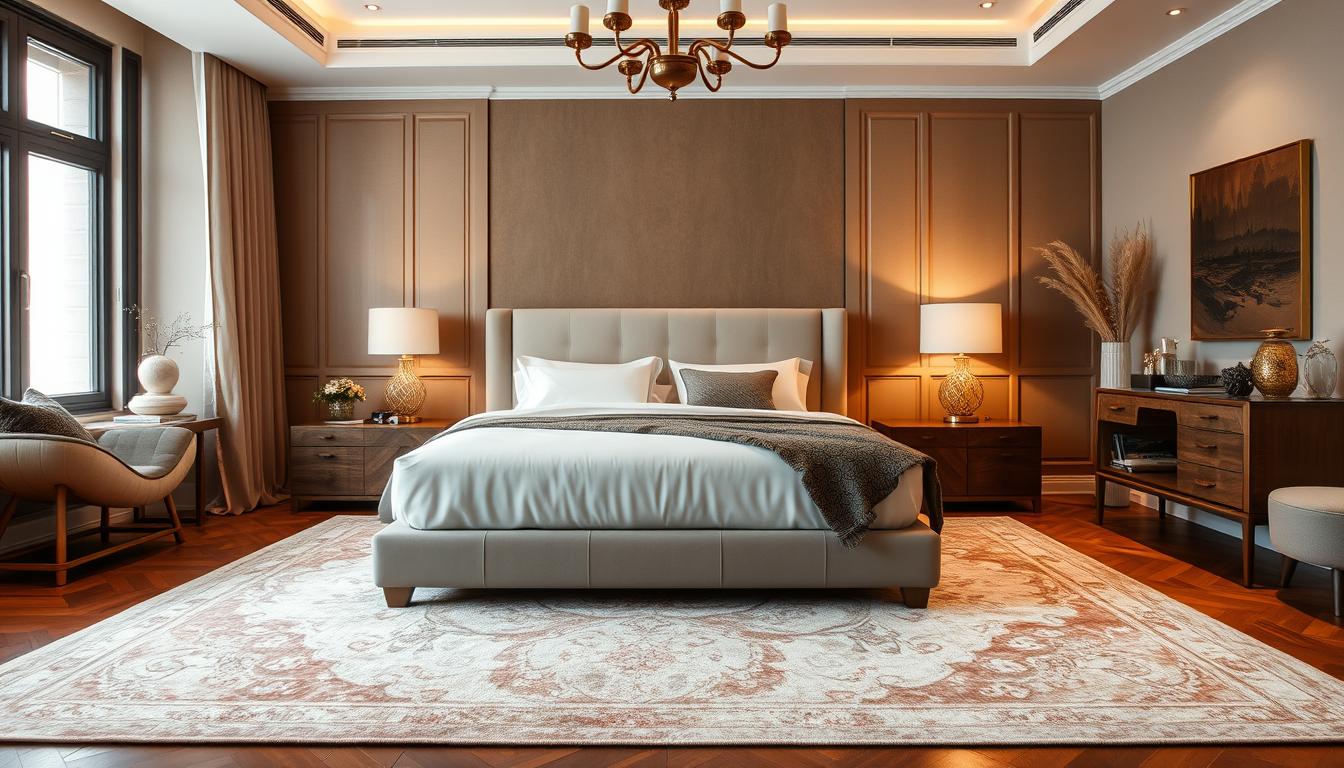 How to Choose the Right Rug Size  for  King Bed